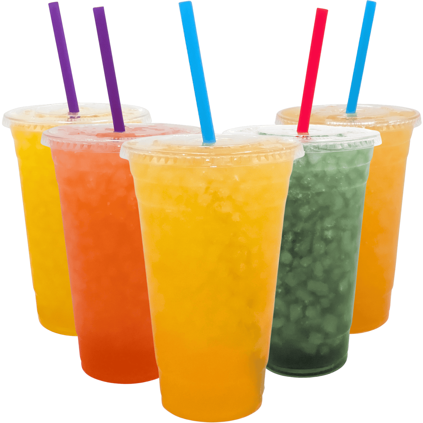 Five drinks in the tropical Loaded Tea Shop bundle.