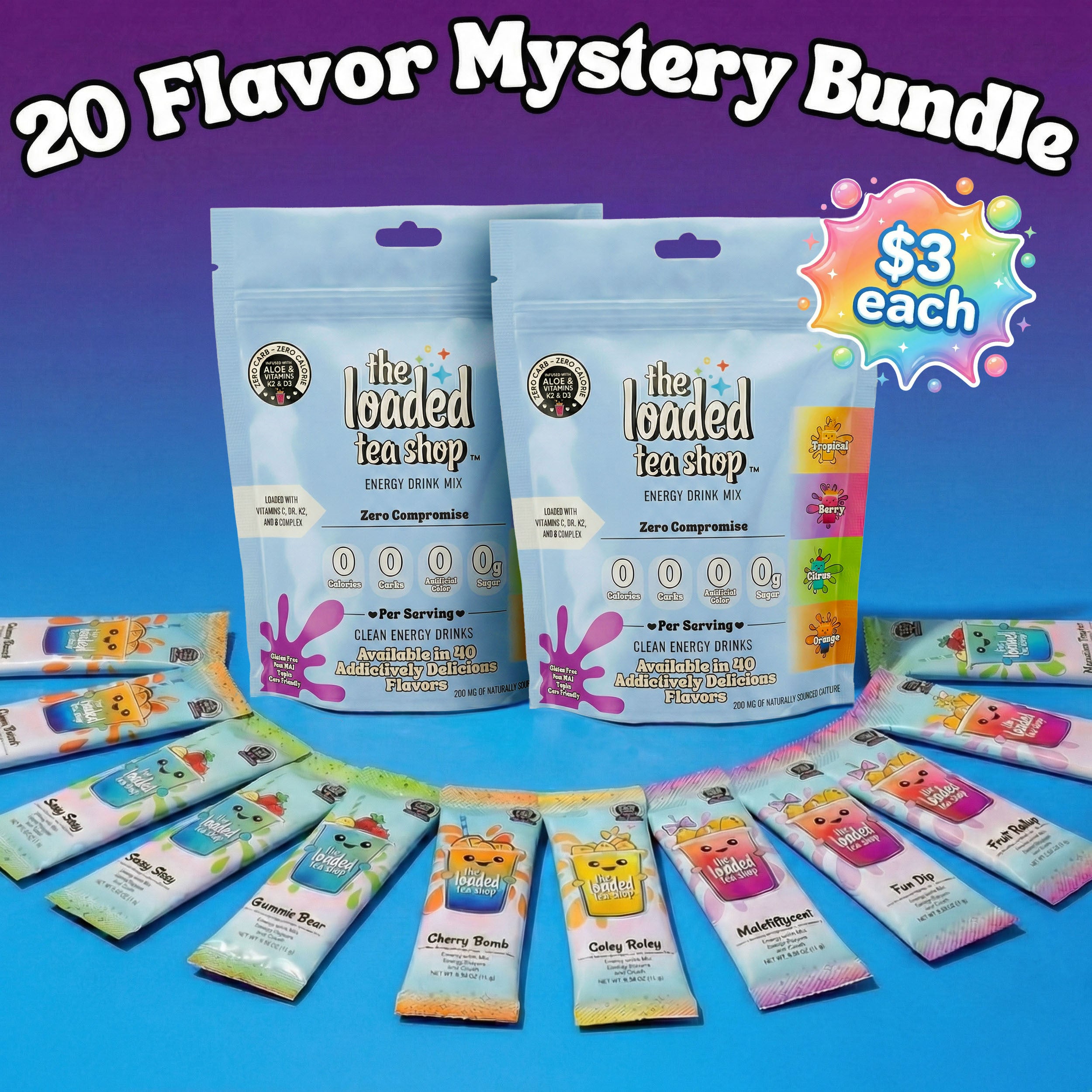 20 Flavor Mystery Bundle The Loaded Tea Shop 20 Flavor Mystery Bundle The Loaded Tea Shop