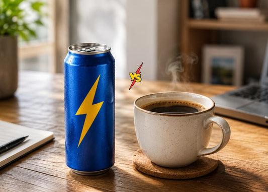 Energy Drinks vs Coffee: What Is Better for Health & Energy? 