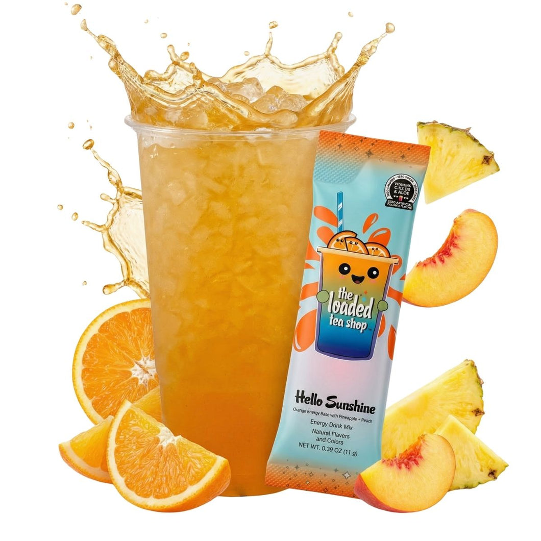 Hello Sunshine Loaded Tea | Peach & Pineapple – The Loaded Tea Shop