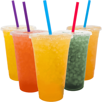 Five drinks in the tropical Loaded Tea Shop bundle.