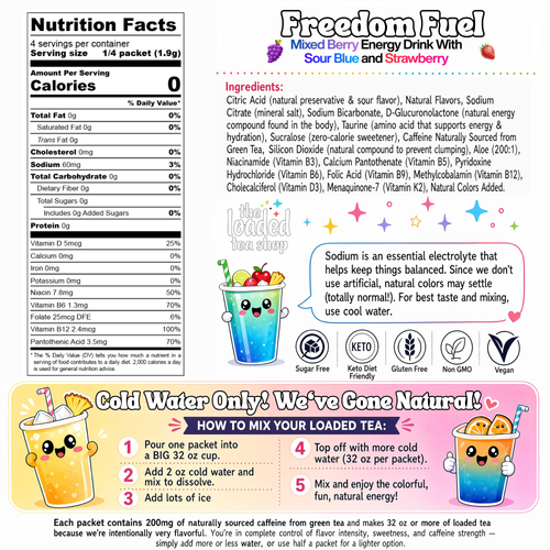 Freedom Fuel ingredient
