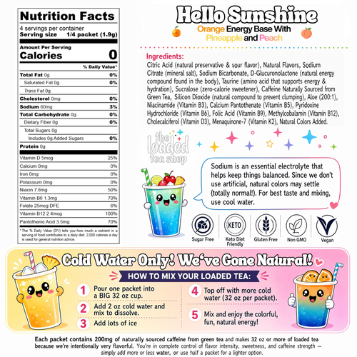 Hello Sunshine ingredient