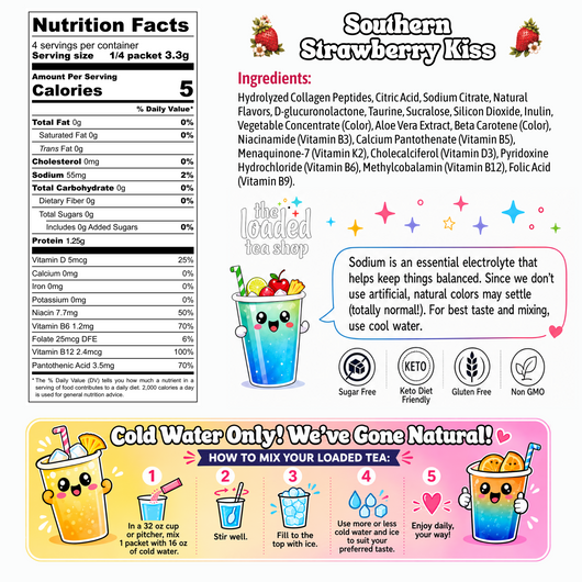 Southern Strawberry Kiss (Caffeine-Free)