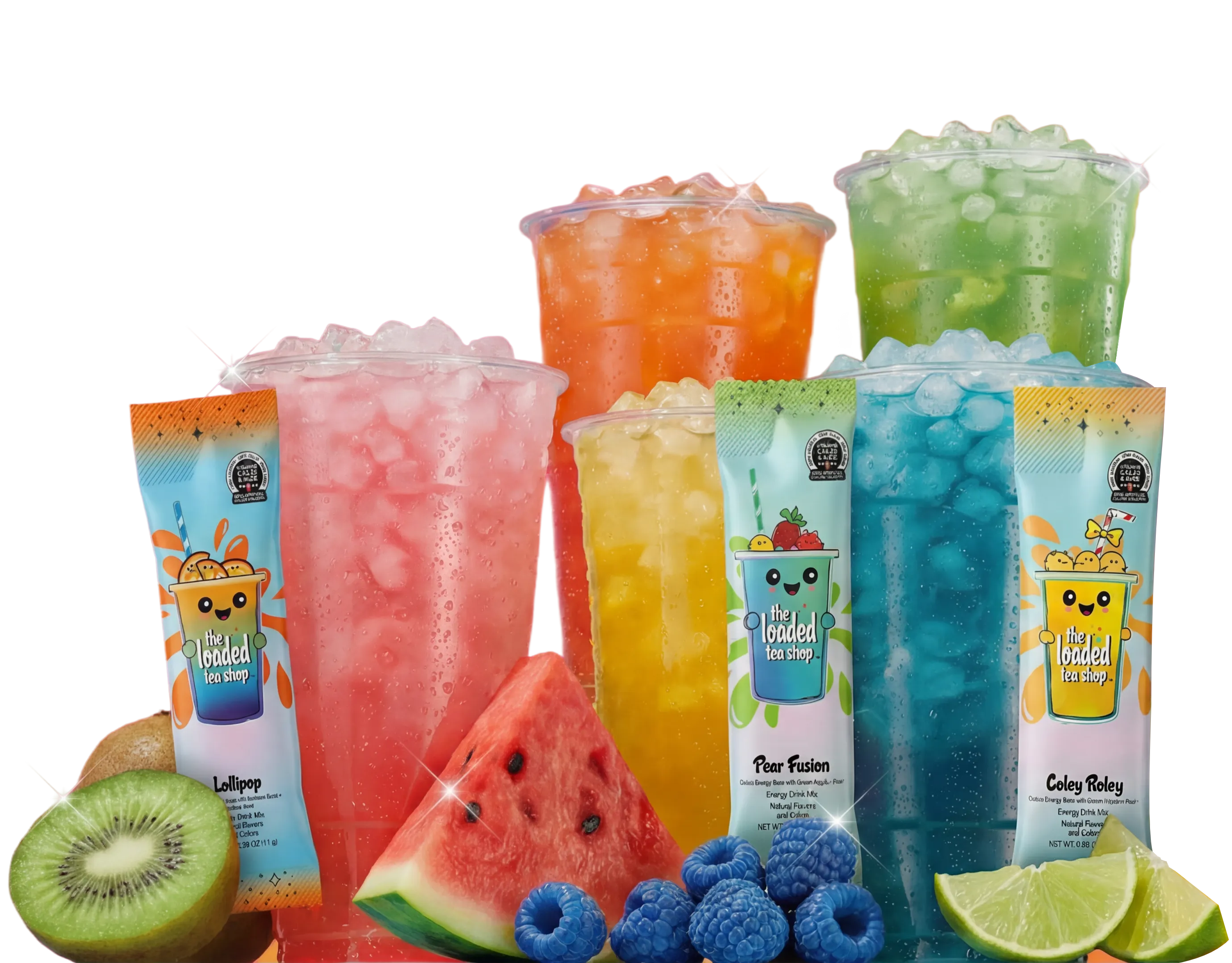 The Loaded Tea Shop flavored loaded tea packets and mixed drinks