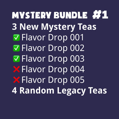 Mystery Bundle #1 - 3 New Mystery Teas, 4 Random Legacy Teas